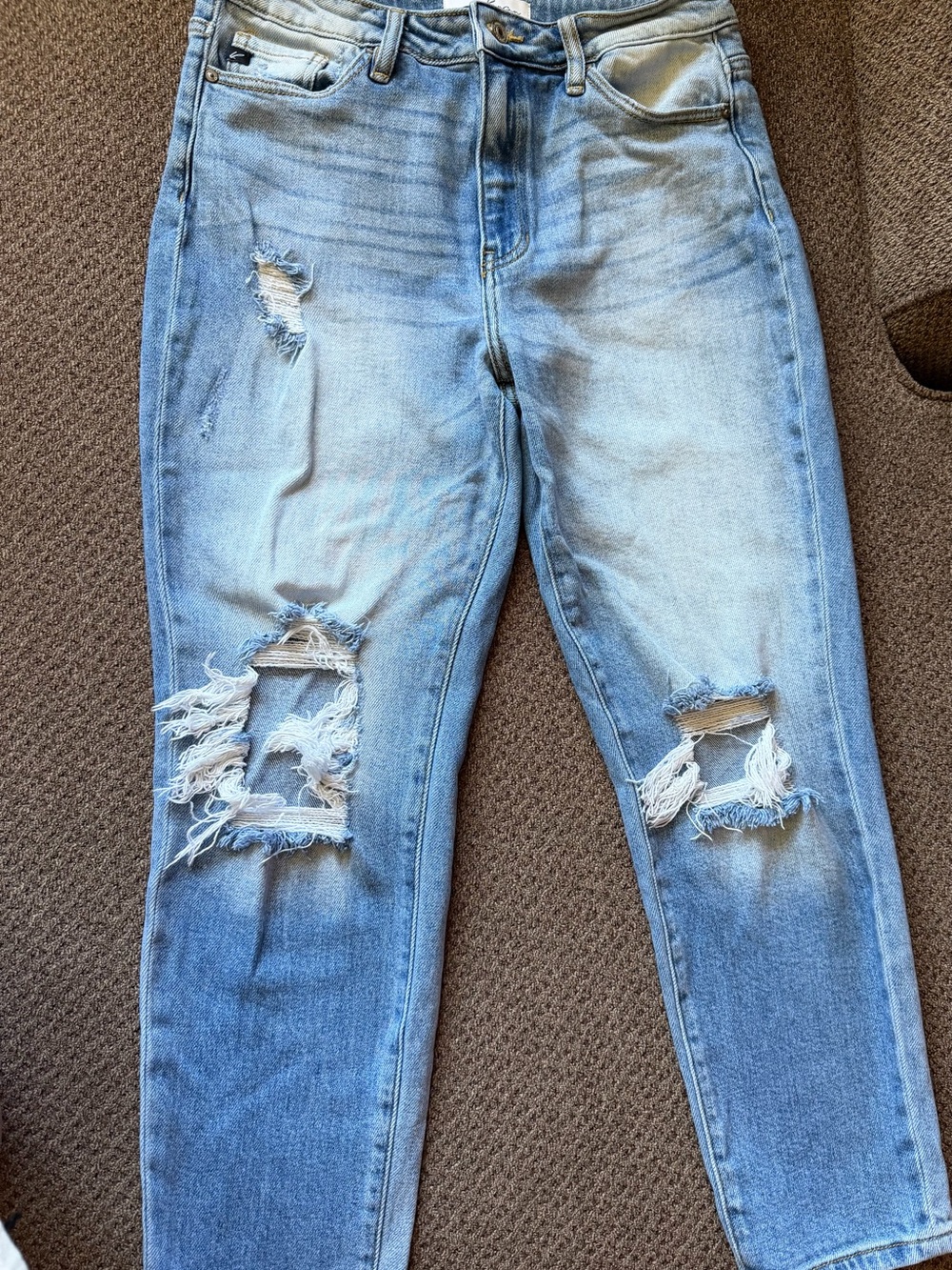 Kancan Light Blue Distressed Women’s Jeans